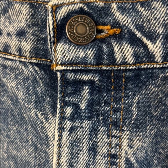 Vintage Levi’s orange tab acid washed 550 Jean strait leg  Streetwear 90’s 36x34 - Picture 3 of 6